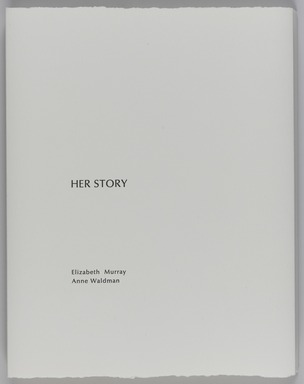 Elizabeth Murray (American, 1940–2007). <em>Title Page from Her Story</em>, 1988–1990. Printed text on paper, sheet: 11 11/16 × 36 3/4 in. (29.7 × 93.3 cm). Brooklyn Museum, A. Augustus Healy Fund, 1991.21.1. © artist or artist's estate (Photo: Brooklyn Museum, 1991.21.1_PS20.jpg)