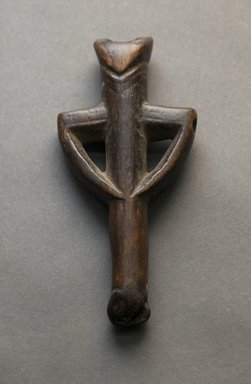 Possibly Mossi. <em>Whistle</em>, late 19th-early 20th century. Wood, 5 1/8 x 2 3/8 x 7/8 in. (13 x 6 x 2.2 cm). Brooklyn Museum, Gift of Eileen and Michael Cohen, 1991.227.6. Creative Commons-BY (Photo: Brooklyn Museum, 1991.227.6_front_PS10.jpg)