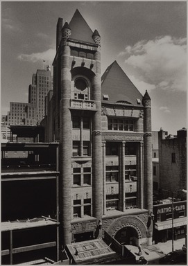 Tony Velez (American, born 1946). <em>Brooklyn Fire House, Jay St., Brooklyn, NY, 1 of 20 from a Portfolioof 34</em>, 1990. Gelatin silver print, 14 x 11in. (35.6 x 27.9cm). Brooklyn Museum, Gift of Victor H. Kempster, 1991.306.14. © artist or artist's estate (Photo: Brooklyn Museum, 1991.306.14_PS11.jpg)