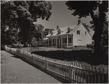 Tony Velez (American, born 1946). <em>Wykoff-Bennett Homestead, 1669 E. 22 Street, Brooklyn, NY, 1 of 20 from a Portfolio of 34</em>, 1990. Gelatin silver print, 11 x 14in. (27.9 x 35.6cm). Brooklyn Museum, Gift of Victor H. Kempster, 1991.306.18. © artist or artist's estate (Photo: Brooklyn Museum, 1991.306.18_PS11.jpg)