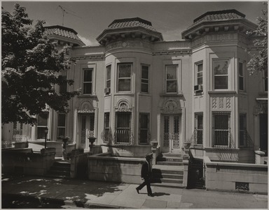 Tony Velez (American, born 1946). <em>Maple Street/Lefferts Gardens, 1 of 14 from a Portfolio of 34</em>, 1990. Gelatin silver print, 11 x 14in. (27.9 x 35.6cm). Brooklyn Museum, Gift of Paul Velez, 1991.308.2. © artist or artist's estate (Photo: Brooklyn Museum, 1991.308.2_PS11.jpg)