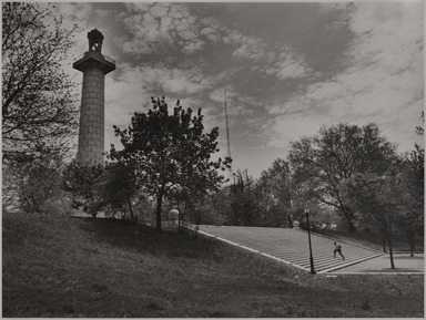 Tony Velez (American, born 1946). <em>Prison Ship Martyrs' Monument, Ft. Greene Park, Brooklyn, NY, 1 of 14 from a Portfolio of 34</em>, 1990. Gelatin silver print, 11 x 14in. (27.9 x 35.6cm). Brooklyn Museum, Gift of Paul Velez, 1991.308.6. © artist or artist's estate (Photo: Brooklyn Museum, 1991.308.6_PS11.jpg)