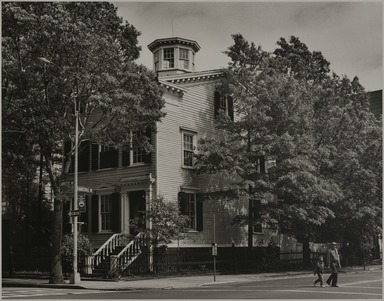 Tony Velez (American, born 1946). <em>Steele House, Vanderbilt and Lafayette, Brooklyn Hist. Project, May 1990, 1 of 14 from a Portfolio of 34</em>, 1990. Gelatin silver print, 11 x 14in. (27.9 x 35.6cm). Brooklyn Museum, Gift of Paul Velez, 1991.308.9. © artist or artist's estate (Photo: Brooklyn Museum, 1991.308.9_PS11.jpg)