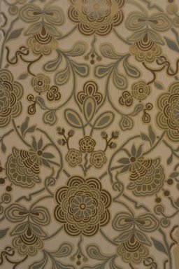 Robert Graves Co.. <em>Wallpaper</em>, ca. 1880. Metallic inks on paper, 45 x 19 7/16 in. (114.3 x 49.4 cm). Brooklyn Museum, Gift of Mrs. John J. Ide,  by exchange, 1991.39 (Photo: Brooklyn Museum, 1991.39.jpg)