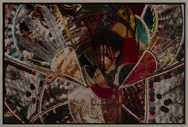 Catherine Green (American, born 1952). <em>[Untitled] (West Indian Day Parade)</em>, 1991. Chromogenic print, sheet: 16 x 20 in. (40.6 x 50.8 cm). Brooklyn Museum, Gift of the artist, 1991.58.2. © artist or artist's estate (Photo: Brooklyn Museum, 1991.58.2_PS20.jpg)
