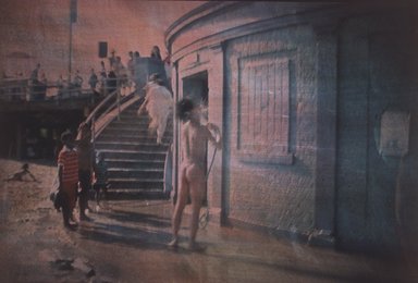 Lynn Hyman Butler (American, born 1953). <em>The Nude Bather</em>, 1988. Silver dye bleach photograph (Cibachrome), image: 9 x 13 in. (22.9 x 33 cm). Brooklyn Museum, Gift of Ilford Photo Corporation, 1991.59.9. © artist or artist's estate (Photo: Brooklyn Museum, 1991.59.9.jpg)