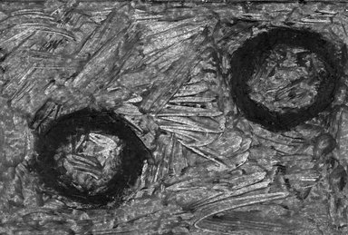 Fargo Deborah Whitman (American, born 1953). <em>Spiritual Mechanism II</em>, 1992. Oil stick on paper, 4 x 5 3/4 in. (10.0 x 14.6 cm). Brooklyn Museum, Purchase gift of Werner H. and Sarah-Ann Kramarsky, 1993.137.2. © artist or artist's estate (Photo: Brooklyn Museum, 1993.137.2_bw.jpg)