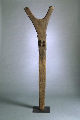 Dogon. <em>Togu Na Post</em>, 19th century. Wood, 92 1/2 x 26 1/2 x 6 1/2 in. (235 x 67.3 x 16.5 cm). Brooklyn Museum, Gift of Mr. and Mrs. Lee Lorenz, 1993.179.2. Creative Commons-BY (Photo: Brooklyn Museum, 1993.179.2_SL1.jpg)