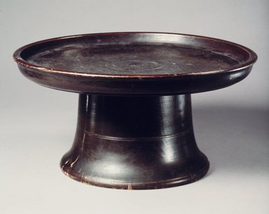 <em>Tray Table (Chaeban)</em>, early 20th century. Wood, Height: 7 1/2 in. (19 cm). Brooklyn Museum, Gift of Dr. and Mrs. John P. Lyden, 1993.194.14. Creative Commons-BY (Photo: Brooklyn Museum, 1993.194.14.jpg)