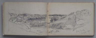 William Trost Richards (American, 1833-1905). <em>Sketchbook: Newport and Conanicut</em>, 1881. Graphite on paper, 5 x 7 in. (67 pages). Brooklyn Museum, Gift of Edith Ballinger Price, 1993.225.9 (Photo: Brooklyn Museum, 1993.225.9.jpg)