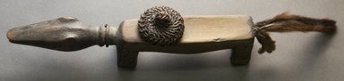 Kuba. <em>Rubbing Oracle</em>, 20th century. Wood, fur, copper?, fiber, height: 2 7/8 in. (7.3cm). Brooklyn Museum, Gift of Dorothy Robbins, 1994.184.6. Creative Commons-BY (Photo: Brooklyn Museum, 1994.184.6_top_PS10.jpg)
