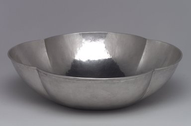 Lebolt & Company. <em>Bowl</em>, 1915-1920. Silver, 2 3/4 x 10 1/4 x 10 1/4 in. (7 x 26 x 26 cm). Brooklyn Museum, Gift of Daniel Morris and Denis Gallion, 1994.205.1. Creative Commons-BY (Photo: Brooklyn Museum, 1994.205.1.jpg)