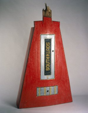 Randy Shull. <em>South Cabinet</em>, 1992. Polychromed wood, paper, rubber, glass, metal, 82 3/8" h x 48 1/8" x 14 11/16". Brooklyn Museum, Gift of Franklin Parrasch, 1994.206. Creative Commons-BY (Photo: Brooklyn Museum, 1994.206_SL1.jpg)