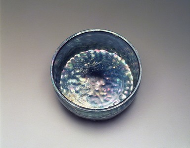 <em>Bowl, 1 of 4</em>, 11th-12th century. Glass, 2 1/16 x 5 5/16 x 5 5/16 in. (5.3 x 13.5 x 13.5 cm). Brooklyn Museum, Gift of The Roebling Society, 1994.41.2. Creative Commons-BY (Photo: Brooklyn Museum, 1994.41.2.jpg)