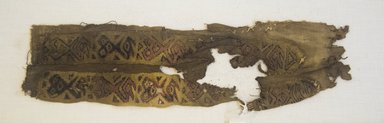  <em>Textile Fragment, Undetermined</em>. Cotton, camelid fiber, (31.0 x 8.5 cm). Brooklyn Museum, Gift of Kay Hodnett Nunez, 1995.47.58. Creative Commons-BY (Photo: Brooklyn Museum, 1995.47.58_front_PS5.jpg)