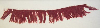  <em>Textile Fragment, Fringe, Undetermined</em>, 1400–1532. Cotton, camelid fiber, height: (7.0 cm). Brooklyn Museum, Gift of Kay Hodnett Nunez, 1995.47.62. Creative Commons-BY (Photo: Brooklyn Museum, 1995.47.62_front_PS5.jpg)