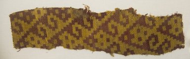 Chancay. <em>Textile Fragment, Undetermined</em>, 1400-1532. Cotton, camelid fiber, (47.0 x 13.0 cm). Brooklyn Museum, Gift of Kay Hodnett Nunez, 1995.47.63. Creative Commons-BY (Photo: Brooklyn Museum, 1995.47.63_front_PS5.jpg)