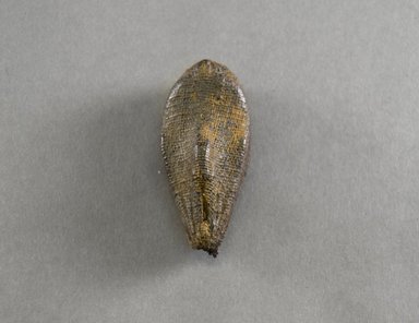 Loma. <em>Personal Miniature Mask</em>, 20th century. Wood, fabric, 3 1/2 x 1 5/8 in. (8.9 x 4.1 cm). Brooklyn Museum, Gift of Blake Robinson, 1995.7.12. Creative Commons-BY (Photo: Brooklyn Museum, 1995.7.12_front_PS5.jpg)