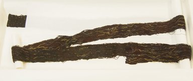 Paracas Ocucaje. <em>Belt or Headband</em>, 200–600. Camelid fiber, 2 15/16 x 99 3/16 in. (7.5 x 252 cm). Brooklyn Museum, Gift of Nobuko Kajitani, 1996.115.4. Creative Commons-BY (Photo: Brooklyn Museum, 1996.115.4_front_PS5.jpg)