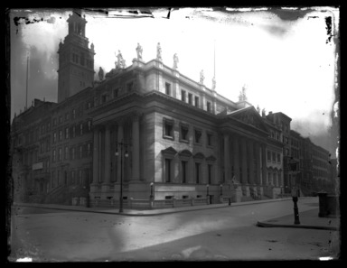 Daniel Berry Austin (American, born 1863, active 1899–1909). <em>Supreme Court, Madison Avenue and 25th Street, New York</em>, April 6, 1902. Gelatin silver glass dry plate negative Brooklyn Museum, Brooklyn Museum/Brooklyn Public Library, Brooklyn Collection, 1996.164.1-1084 (Photo: , 1996.164.1-1084_glass_bw_SL4.jpg)