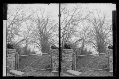 Daniel Berry Austin (American, born 1863, active 1899–1909). <em>Hunt's Lane, Ralph and Marshall, Rustic Gable, Looking South East, Foot 62 Street, Bay Ridge, Brooklyn</em>, ca. 1899–1909. Gelatin silver glass dry plate negative Brooklyn Museum, Brooklyn Museum/Brooklyn Public Library, Brooklyn Collection, 1996.164.1-71 (Photo: Brooklyn Museum, 1996.164.1-71_IMLS_SL2.jpg)