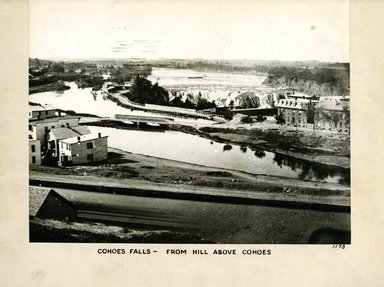 George Bradford Brainerd (American, 1845–1887). <em>Cohoes Falls from Hill above Cohoes, New York</em>, ca. 1872–1887. Collodion silver glass wet plate negative Brooklyn Museum, Brooklyn Museum/Brooklyn Public Library, Brooklyn Collection, 1996.164.2-1173 (Photo: Brooklyn Museum, 1996.164.2-1173_print.jpg)
