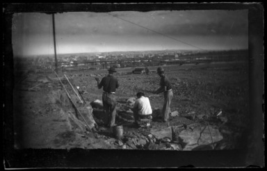 George Bradford Brainerd (American, 1845–1887). <em>Quarry Men, New York</em>, ca. 1872–1887. Collodion silver glass wet plate negative Brooklyn Museum, Brooklyn Museum/Brooklyn Public Library, Brooklyn Collection, 1996.164.2-1636 (Photo: , 1996.164.2-1636_glass_bw_SL1.jpg)