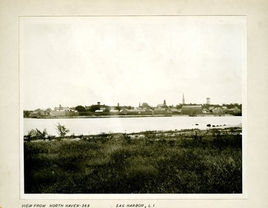 George Bradford Brainerd (American, 1845-1887). <em>View from North Haven, Sag Harbor, Long Island</em>, ca. 1872-1887. Collodion silver glass wet plate negative Brooklyn Museum, Brooklyn Museum/Brooklyn Public Library, Brooklyn Collection, 1996.164.2-369 (Photo: Brooklyn Museum, 1996.164.2-369.jpg)