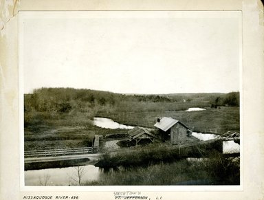 George Bradford Brainerd (American, 1845–1887). <em>Down the Nissequogue River, Smithtown, Long Island</em>, ca. 1872–1887. Collodion silver glass wet plate negative Brooklyn Museum, Brooklyn Museum/Brooklyn Public Library, Brooklyn Collection, 1996.164.2-496 (Photo: Brooklyn Museum, 1996.164.2-496.jpg)