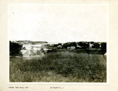 George Bradford Brainerd (American, 1845–1887). <em>From the Hill, Setauket, Long Island</em>, ca. 1872–1887. Collodion silver glass wet plate negative Brooklyn Museum, Brooklyn Museum/Brooklyn Public Library, Brooklyn Collection, 1996.164.2-510 (Photo: Brooklyn Museum, 1996.164.2-510_print.jpg)