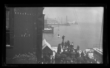 Raoul Froger-Doudement (American, born France, active 1890s–1900s). <em>Dock</em>, ca. 1900. Glass plate negative Brooklyn Museum, Brooklyn Museum/Brooklyn Public Library, Brooklyn Collection, 1996.164.3-58 (Photo: , 1996.164.3-58_bw_SL4.jpg)