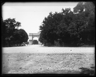 Edgar S. Thomson (American, active 1890s-1900s). <em>Prospect Park</em>, 1898. Gelatin silver glass dry plate negative Brooklyn Museum, Brooklyn Museum/Brooklyn Public Library, Brooklyn Collection, 1996.164.7-60 (Photo: , 1996.164.7-60_glass_bw_SL4.jpg)
