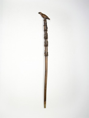 American. <em>Cane</em>, 1865-1900. Wood, metal, 35 x 4 1/2 x 1 1/2 in. (88.9 x 11.4 x 3.8cm). Brooklyn Museum, Marie Bernice Bitzer Fund and A. Augustus Healy Fund, 1996.179. Creative Commons-BY (Photo: Brooklyn Museum, 1996.179_colorcrrected_SL1.jpg)
