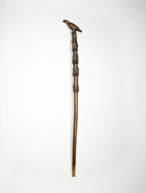 American. <em>Cane</em>, 1865–1900. Wood, metal, 35 x 4 1/2 x 1 1/2 in. (88.9 x 11.4 x 3.8cm). Brooklyn Museum, Marie Bernice Bitzer Fund and A. Augustus Healy Fund, 1996.179. Creative Commons-BY (Photo: Brooklyn Museum, 1996.179_colorcrrected_SL1.jpg)