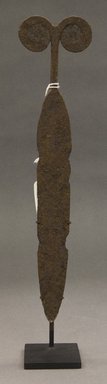 Possibly Fante. <em>Knife</em>, 20th century. Iron, 12 1/2 x 3 in. (31.7 x 7.6 cm). Brooklyn Museum, Gift of Drs. Israel and Michaela Samuelly, 1996.206.14. Creative Commons-BY (Photo: Brooklyn Museum, 1996.206.14_PS10.jpg)