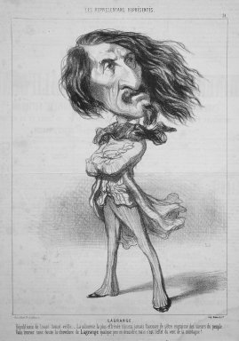 Honoré Daumier (French, 1808-1879). <em>La Grange</em>, March 21, 1849. Lithograph on newsprint, Sheet: 13 7/8 x 9 1/4 in. (35.2 x 23.5 cm). Brooklyn Museum, Gift of Shelley and David Garfinkel, 1996.225.20 (Photo: Brooklyn Museum, 1996.225.20.jpg)