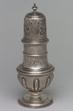 Reed & Barton (American, 1840-present). <em>Caster</em>, ca. 1910. Silver, 7 3/8 x 2 5/8 x 2 5/8 in. (18.7 x 6.7 x 6.7 cm). Brooklyn Museum, Gift of Mrs. John H. Livingston, 1996.37.10. Creative Commons-BY (Photo: Brooklyn Museum, 1996.37.10.jpg)