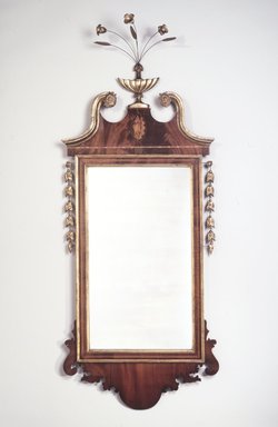  <em>Looking Glass</em>, ca. 1785–1810. Mahogany, white pine, gilt, 58 x 23.75 x 7 in.  (147.3 x 60.3 x 17.8 cm). Brooklyn Museum, Matthew Scott Sloan Collection, Gift of Lidie Lane Sloan McBurney, 1997.150.24. Creative Commons-BY (Photo: Brooklyn Museum, 1997.150.24_transp697.jpg)