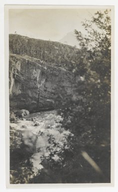 Unknown. <em>[Untitled] (River Rapids in a Gorge)</em>, ca. 1900. Gelatin silver print, 5 1/4 x 3 1/8 in. (13.3 x 8.0 cm). Brooklyn Museum, Gift of Sasha Nyary and Family, 1997.163.7 (Photo: Brooklyn Museum, 1997.163.7_PS2.jpg)