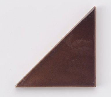 International Tile Company. <em>Tile</em>, 1882–1888. Earthenware, 1/2 x 4 1/4 x 2 1/8 in. (1.3 x 10.8 x 5.4 cm). Brooklyn Museum, Gift of Susan I. Padwee in honor of Dr. Barry R. Harwood, 1998.149.4. Creative Commons-BY (Photo: Brooklyn Museum, 1998.149.4.jpg)