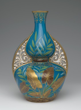 Theodore B. Starr. <em>Vase</em>, ca. 1875. Porcelain, 12 1/2 x 8 x 8 in. (31.8 x 20.3 x 20.3 cm). Brooklyn Museum, Gift of Rosemarie Haag Bletter and Martin Filler in memory of Mollie and Phillip Pell, 1998.49. Creative Commons-BY (Photo: Brooklyn Museum, 1998.49_side1_PS2.jpg)