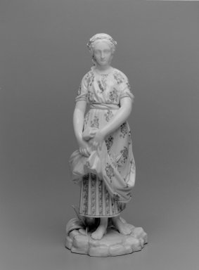 Worcester Royal Porcelain Co. (founded 1751). <em>Virginia, shape 46</em>, ca. 1890. Porcelain, 12 1/2 x 5 x 5 3/4 in. (31.8 x 12.7 x 14.6 cm). Brooklyn Museum, Gift of the Estate of Harold S. Keller, 1999.152.272. Creative Commons-BY (Photo: Brooklyn Museum, 1999.152.272_bw.jpg)