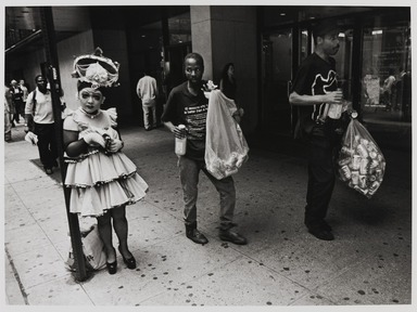 Michael Hanulak (American, 1937-2011). <em>Gay Pride</em>, 1995. Gelatin silver photograph, image: 9 x 13 in. (22.9 x 33 cm). Brooklyn Museum, Gift of the artist, 1999.38.1. © artist or artist's estate (Photo: Brooklyn Museum, 1999.38.1_PS20.jpg)
