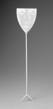 Philippe Starck (French, born 1949). <em>Fly-Swatter, "Dr. Skud,"</em> designed 1998. Thermoplastic resin, 17 5/16 x 3 11/16 x 2 5/8 in. (44 x 9.4 x 6.7 cm). Brooklyn Museum, Gift of Alessi S.p.A., 1999.40.71. Creative Commons-BY (Photo: Brooklyn Museum, 1999.40.71_bw.jpg)