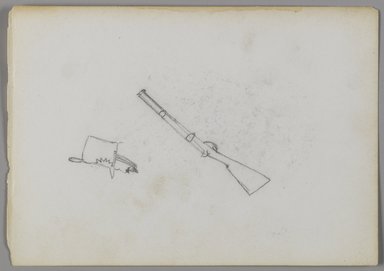 Francis William Edmonds (American, 1806-1863). <em>British Isles Sketchbook</em>, 1841. Graphite on cream, moderately thick, slightly textured wove paper, 4 3/4 x 6 5/16 x 1/4 in. (12.1 x 16 x 0.6 cm). Brooklyn Museum, Purchase gift of Mr. and Mrs. Leonard L. Milberg, 1999.6.2 (Photo: Brooklyn Museum, 1999.6.2_p01_PS6.jpg)