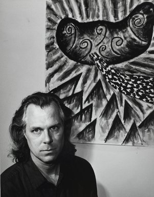 Arthur Mones (American, 1919-1998). <em>Gregory Amenoff</em>, 1991. Gelatin silver photograph, image:  13 1/2 x 10 1/2 in.  (34.3 x 26.7 cm);. Brooklyn Museum, Gift of Wayne and Stephanie Mones at the request of their father, Arthur Mones, 2000.89.86. © artist or artist's estate (Photo: Brooklyn Museum, 2000.89.86_PS4.jpg)