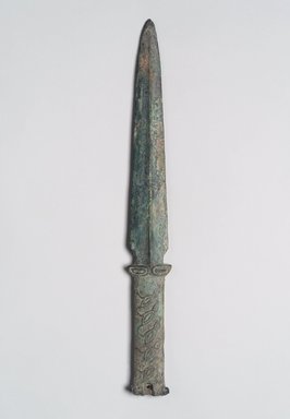  <em>Dagger</em>, 7th-6th century B.C.E. Bronze, 10 3/4 x 1 5/16 x 5/16 in. (27.3 x 3.3 x 0.8 cm). Brooklyn Museum, Anonymous gift, 2003.82.5. Creative Commons-BY (Photo: Brooklyn Museum, 2003.82.5.jpg)