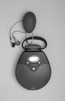 Michael Graves (American, 1934–2015). <em>CD Player, "Model MG9218/17,"</em> Designed 1999; Manufactured 2000–2001. ABS plastic, metal, (a) CD player: 1 5/8 x 5 x 6 3/8 in. (4.1 x 12.7 x 16.2 cm). Brooklyn Museum, Gift of Matthew Yokobosky, 2004.36a-d. Creative Commons-BY (Photo: Brooklyn Museum, 2004.36a-d.jpg)