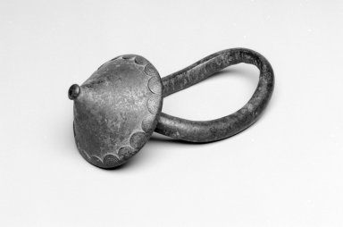 Possibly Bwa. <em>Anklet</em>, 19th century. Copper alloy, 2 1/2 x 3 3/8 x 6 3/4 in. (6.4 x 8.6 x 17.1 cm). Brooklyn Museum, Gift of Blake Robinson, 2004.52.20. Creative Commons-BY (Photo: Brooklyn Museum, 2004.52.20_bw.jpg)
