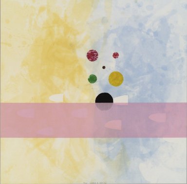 Richard Tuttle (American, born 1941). <em>Label 3</em>, 2002. Etching with aquatint, spit bite, sugarlift, drypoint and fabric colle, 16 x 16 in. (40.6 x 40.6 cm). Brooklyn Museum, Emily Winthrop Miles Fund, 2003.89.3. © artist or artist's estate (Photo: Brooklyn Museum, 2004.89.3.jpg)
